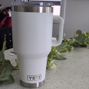 YETI White Travel Mug